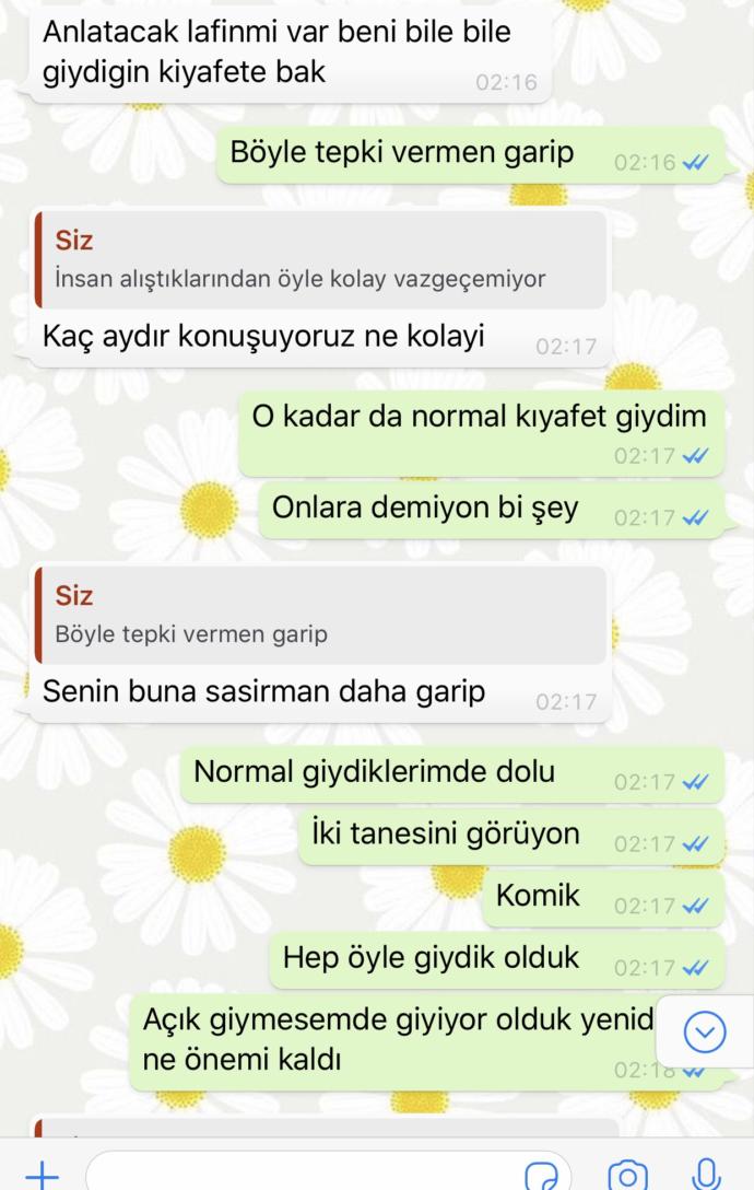 Sevgilim kıyafetime karışıp kısıtlıyor gerçekten bıktım ne yapayım sizce?