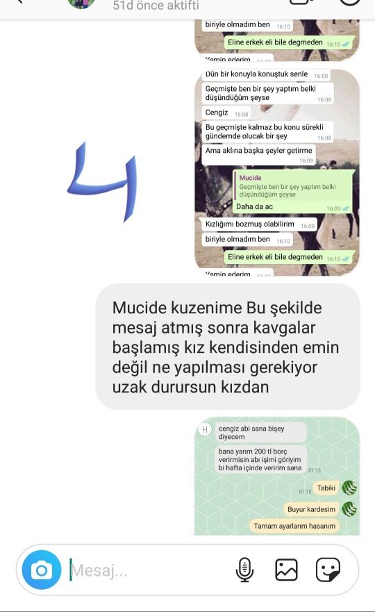 Sizce ayrıldığını bir nişanlının bir yakınına onun hakkında böyle bir yazı gelse sen nasıl olursun?