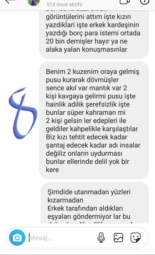 Sizce ayrıldığını bir nişanlının bir yakınına onun hakkında böyle bir yazı gelse sen nasıl olursun?