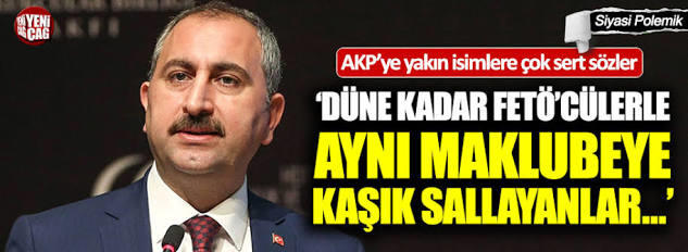 Adalet Bakanı Gül, Ekonomi Bakanı Albayrak yanlısı Pelikancılara adeta ateş püskürdü.