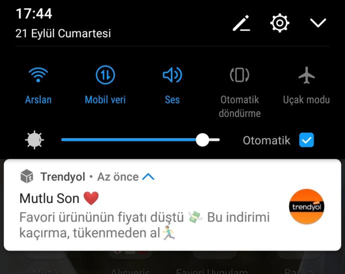 Beni hep böyle güzel bildirimler mahvetti 🤦♀️