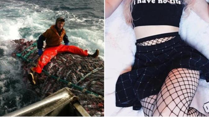 Boğaza ağ atan balıkçının avı mı daha bereketli geçer yoksa file çorap giyen kadının mı?