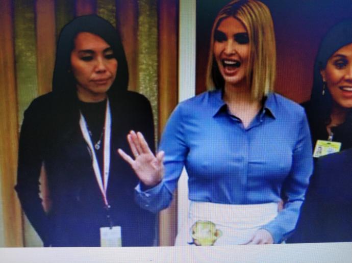 Ivanka Trump'un BM Genel Kurulu'nda sütyensiz konuşması hakkında ne söylemek istersin?
