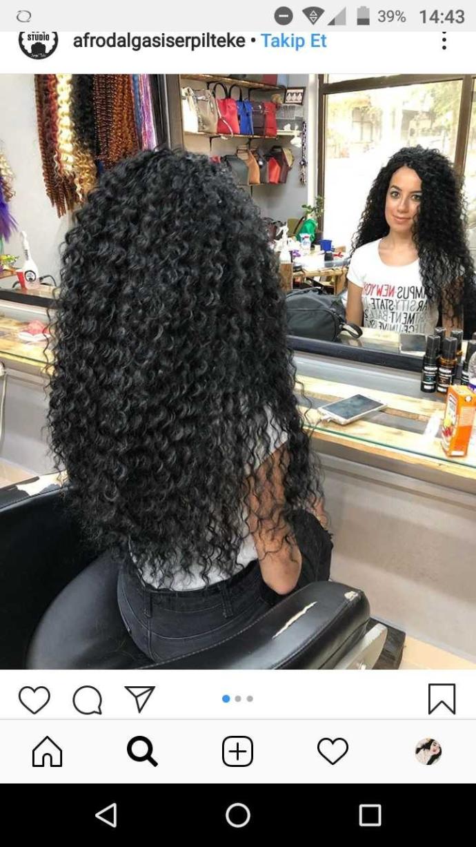 Afro su dalgası yakışır mı bana yorumları alıyım?