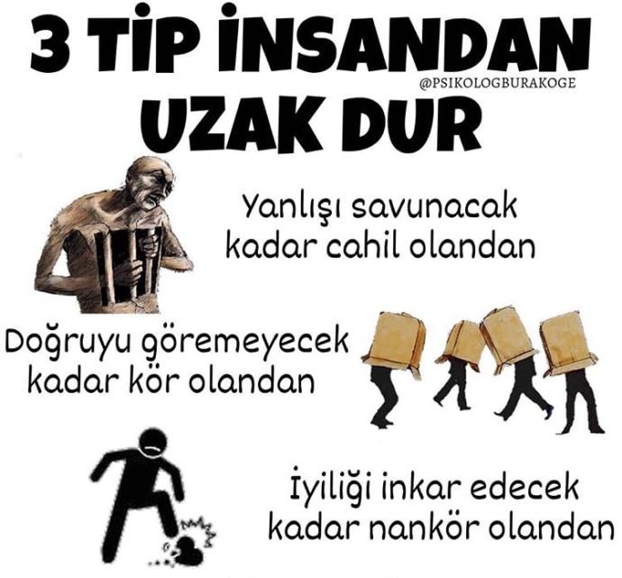 Kocaman bir GÜNAYDIN bırakıyorum buraya 🤗🤗 şimdi görüşlerinizi alalım sizce hangi tip insanlardan uzak durulmalı?