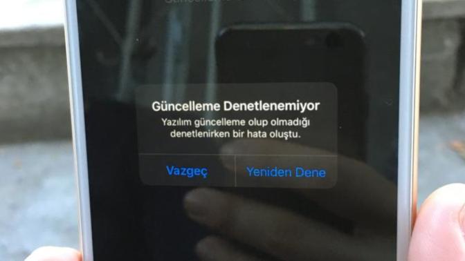 İphone güncelleme denetlenemiyor hatası nasıl çözülür?