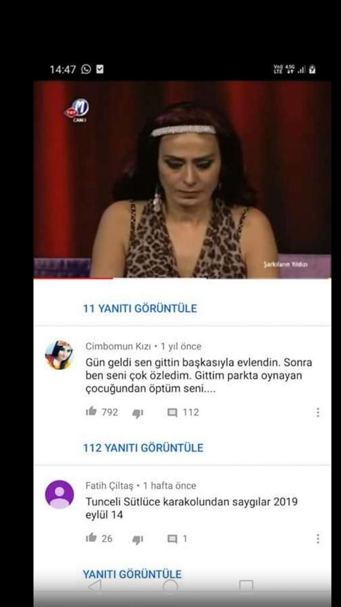 YouTube'da yorum okurken denk geldim. Ciğer falan kalmadı 😔😔😔 Ne düşünüyorsunuz?