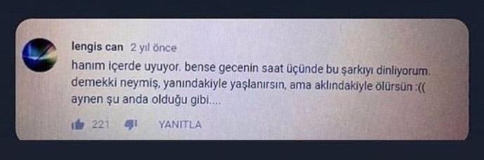 Şu yoruma ne dersin?