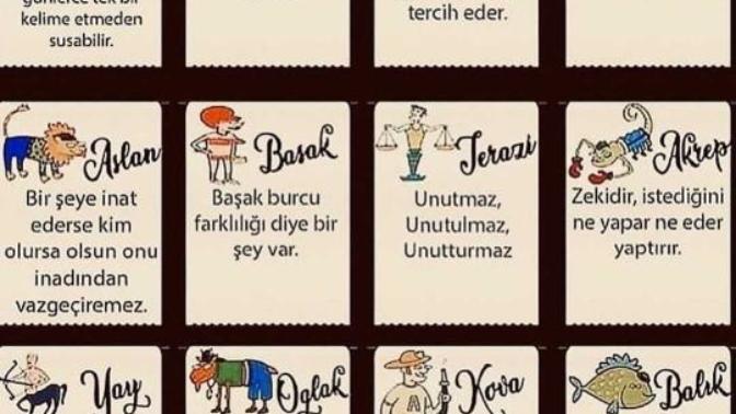 Burçlar ve özellikleri?