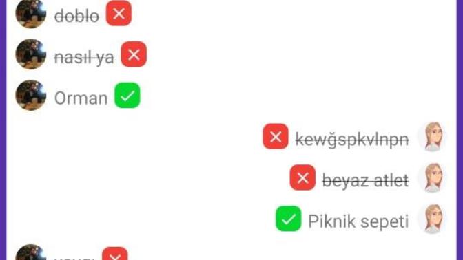Kelime Savaşı oynuyor musunuz?