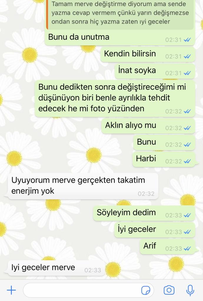 Sevgilim kendi egosundan dolayı bana istediğini zorla yaptırmaya çalışıyor sizce ne yapayım? ayrılıkla tehdit etti beni?