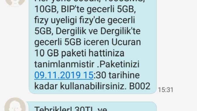 Biri benim hattıma ardı ardına TL yüklemiş, paket yapmış. Kimin yaptığını nasıl öğrenebilirim?