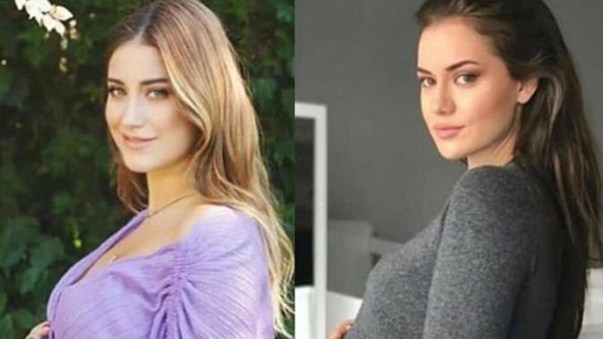 Hamilelik hangisine daha çok yakışmış: Hazal Kaya mı, Fahriye Evcen mi?
