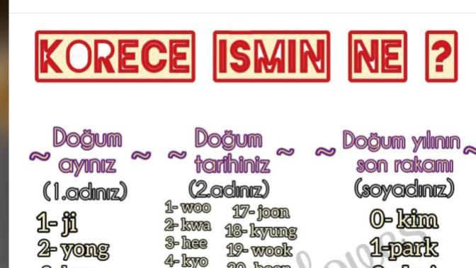 Senin ismin ne peki 😂?