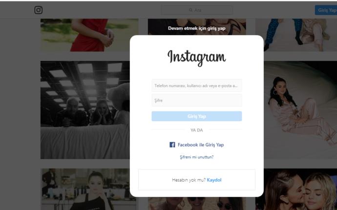 Giriş yapmadan instagram profiline neden bakılamıyor?