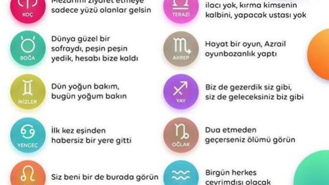Burçların Mezar Taşları nelermiş Öğrenmek ister misiniz?