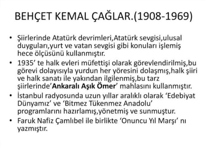 Behçet Kemal Çağlar: Bir çift göz istiyorum, can evimi görecek; Bir sevgi istiyorum, ömürlerce sürecek..👫Siz ne istiyorsunuz?