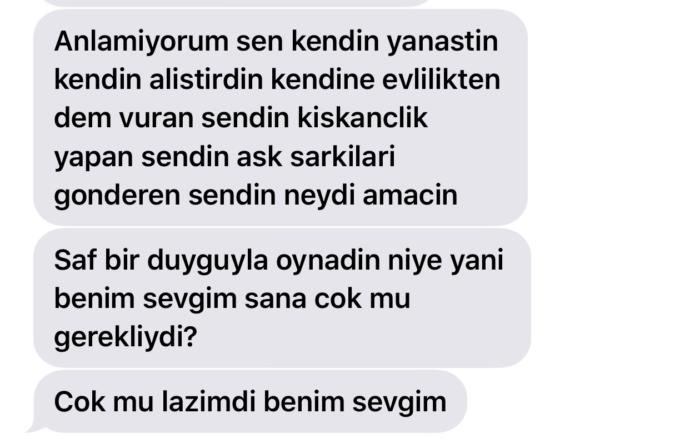 Arkadaşlar allah aşkına şu mesaja verilecek bir cevap söyleyin?