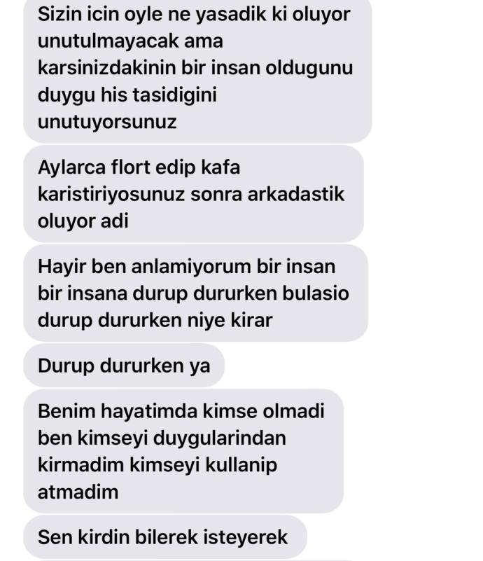 Arkadaşlar allah aşkına şu mesaja verilecek bir cevap söyleyin?