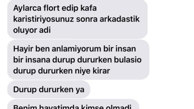 Arkadaşlar allah aşkına şu mesaja verilecek bir cevap söyleyin?