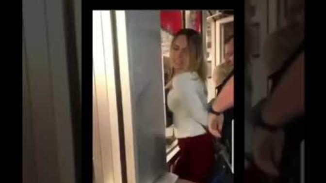 Herkes polise twerk dansı yapan genç kızı konuşuyor, Ne düşünüyorsunuz?