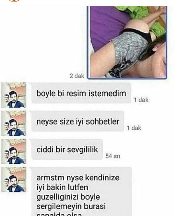 Nude fotoğrafa düşmeyen erkeğe ne denir?