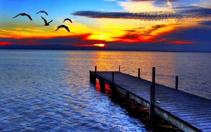 Deniz huzur verir..
