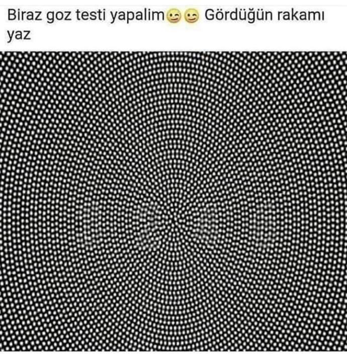 Görsel de yazan rakam nedir?