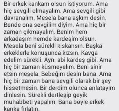 Kızların kanka olmak istedikleri erkeklerin özellikleri nelerdir?