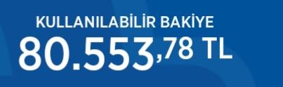En yüksek kart limiti kimde?