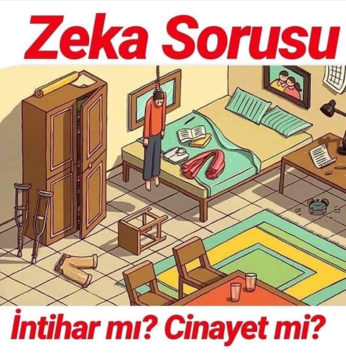 Sizce cinayet mi yoksa intihar mi🤨🤨?