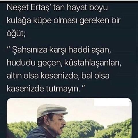 Nasihatınız nedir?