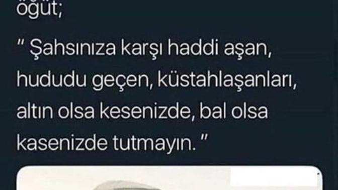 Nasihatınız nedir?