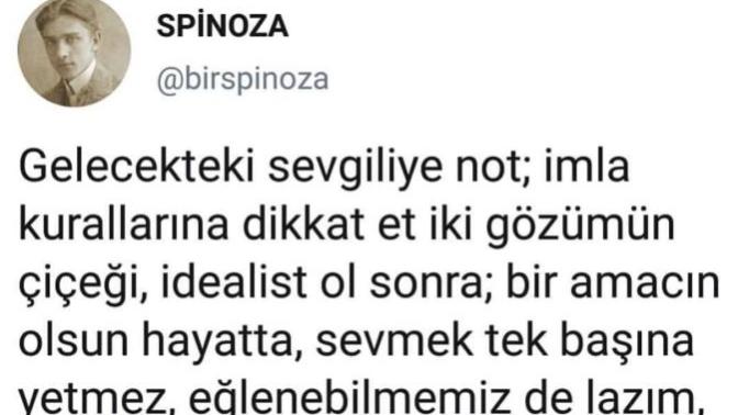 Gelecekteki sevgiliye/eşe not gönderme şansınız olsaydı ne yazardınız?