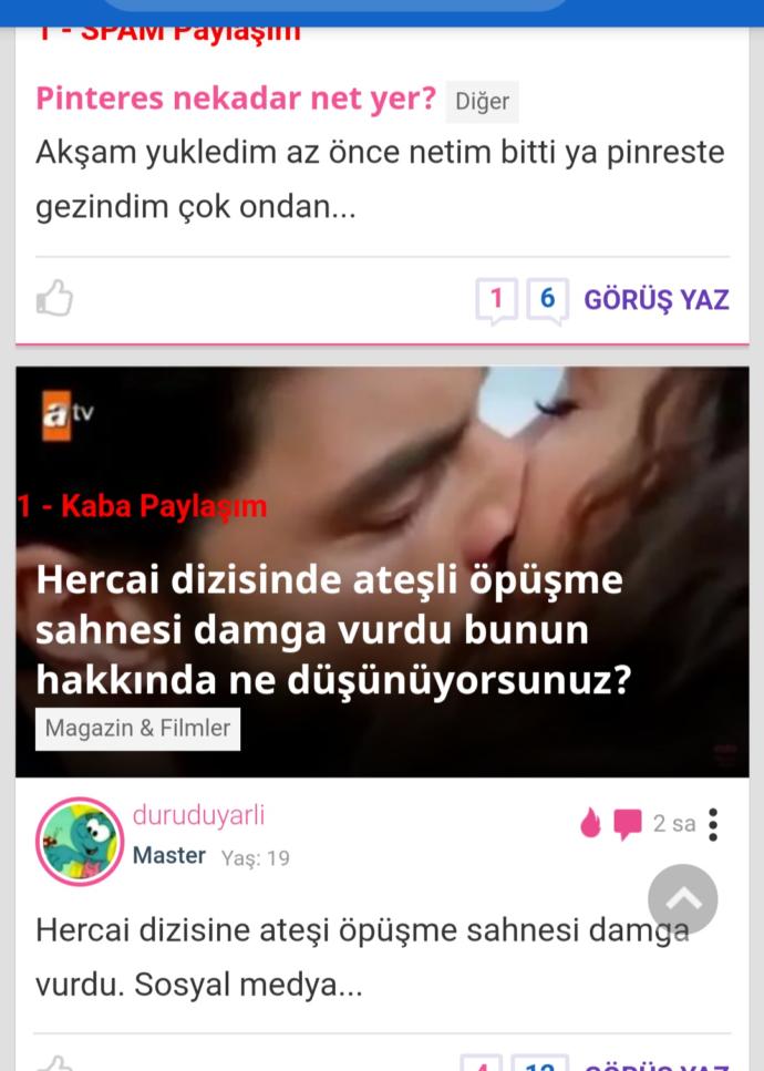 Hercai dizisinde ateşli öpüşme sahnesi damga vurdu bunun hakkında ne düşünüyorsunuz?