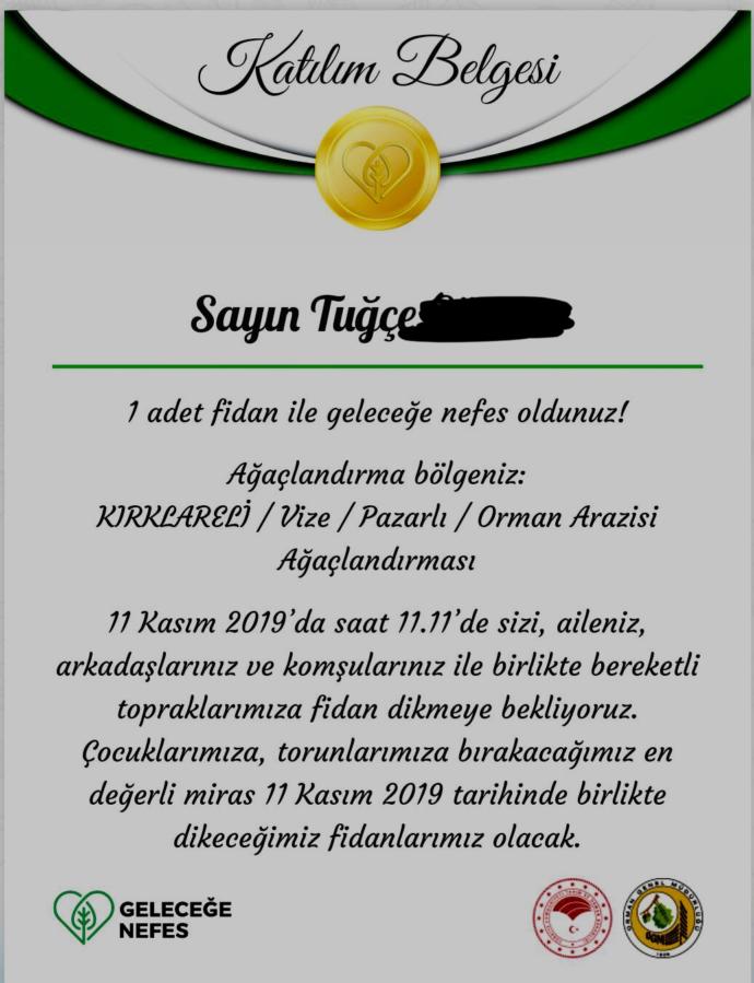 Geleceğe bir nefes de siz olmak ister misiniz?