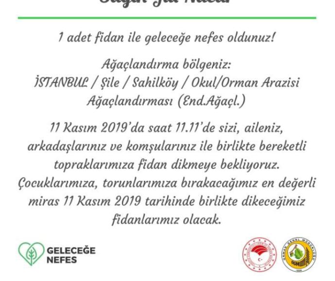 Geleceğe bir nefes de siz olmak ister misiniz?