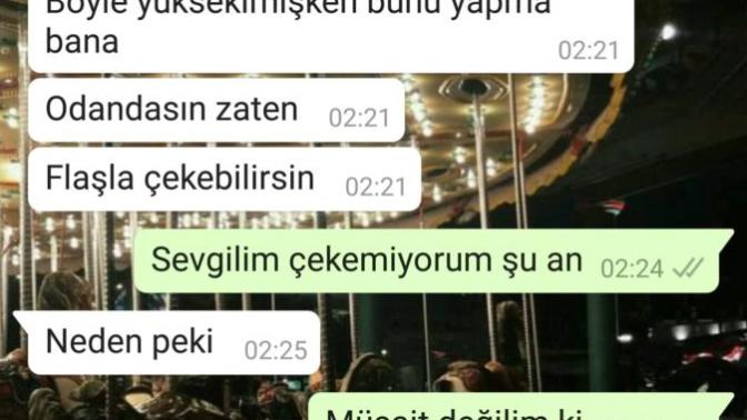 Nude atmadığım icin mi trip atıyor?