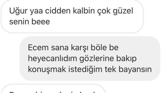Sizce sevgili olurmuyuz?