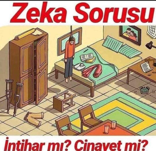 Zekâ sorusu cevaplayabilirmisiniz?