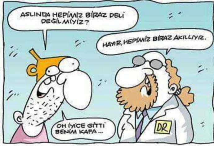 8 Kasım Dünya Deliler Günü😜Victor Hugo:Delilik, hassas insanların protestosudur.😜Sizi; iyi veya kötü neler delirtir?