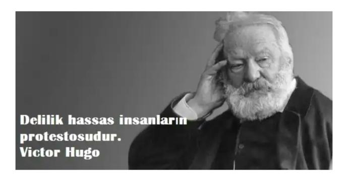 8 Kasım Dünya Deliler Günü😜Victor Hugo:Delilik, hassas insanların protestosudur.😜Sizi; iyi veya kötü neler delirtir?