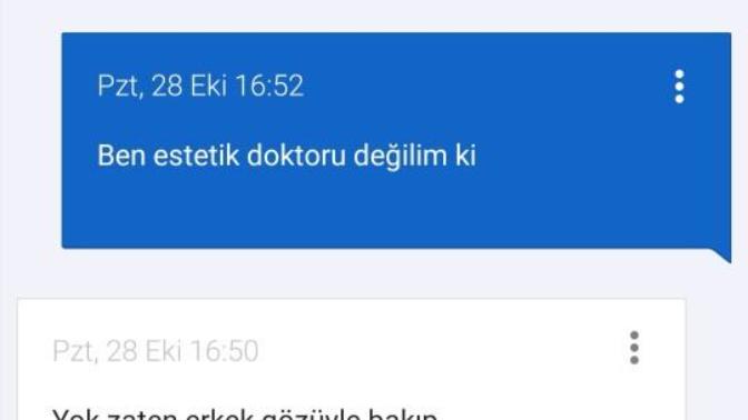 Durup dururken cinsel içerikli mesajlar aldınız mı burada?