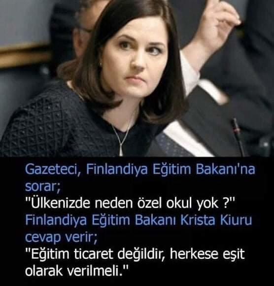 Bize Finlandiya yolu görünüyo :dd