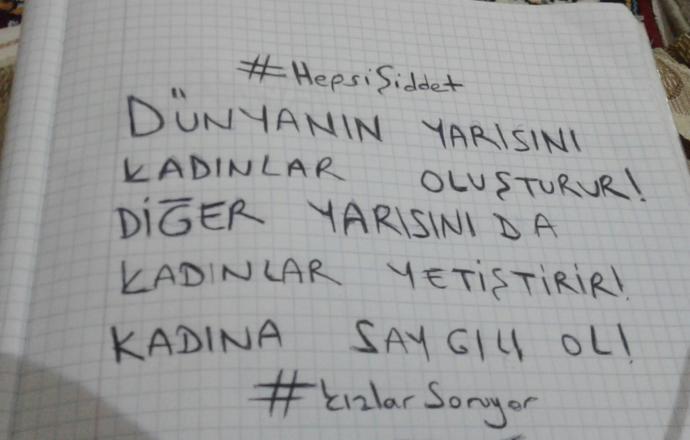 25 Kasım Kadına Yönelik Şiddetle Mücadele Günü'nde ses ver KScan! Senin #HepsiŞiddet mesajın nedir?