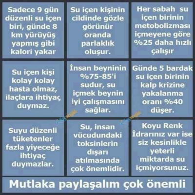 Bol su içmek yağ mı yakar yoksa ödem mi yapar?