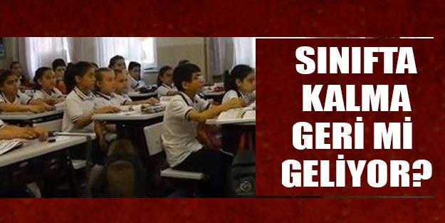 Sizce sınıfta kalma geri gelmeli mi?