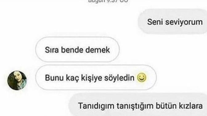Flört edilen kişiye "Seni Seviyorum" denir mi?