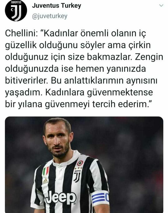 Chellini: Kadınlara güvenmektense bir yılana güvenmeyi tercih ederim demekle haklı mı?