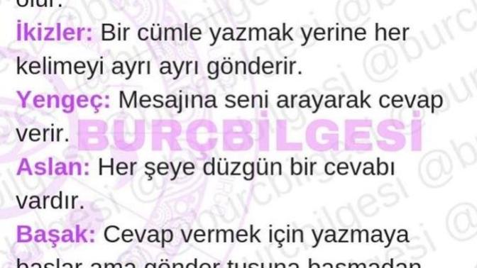 Burçlar nasıl mesajlaşır?